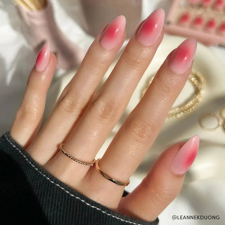 Gorgeous Blush Nail Designs Semi Cured Gel Nail Strips