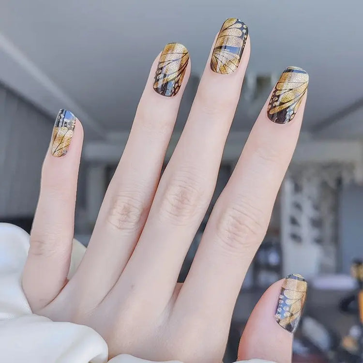 Semi Cured Gel Nail Strips - NG200207 Quinnas