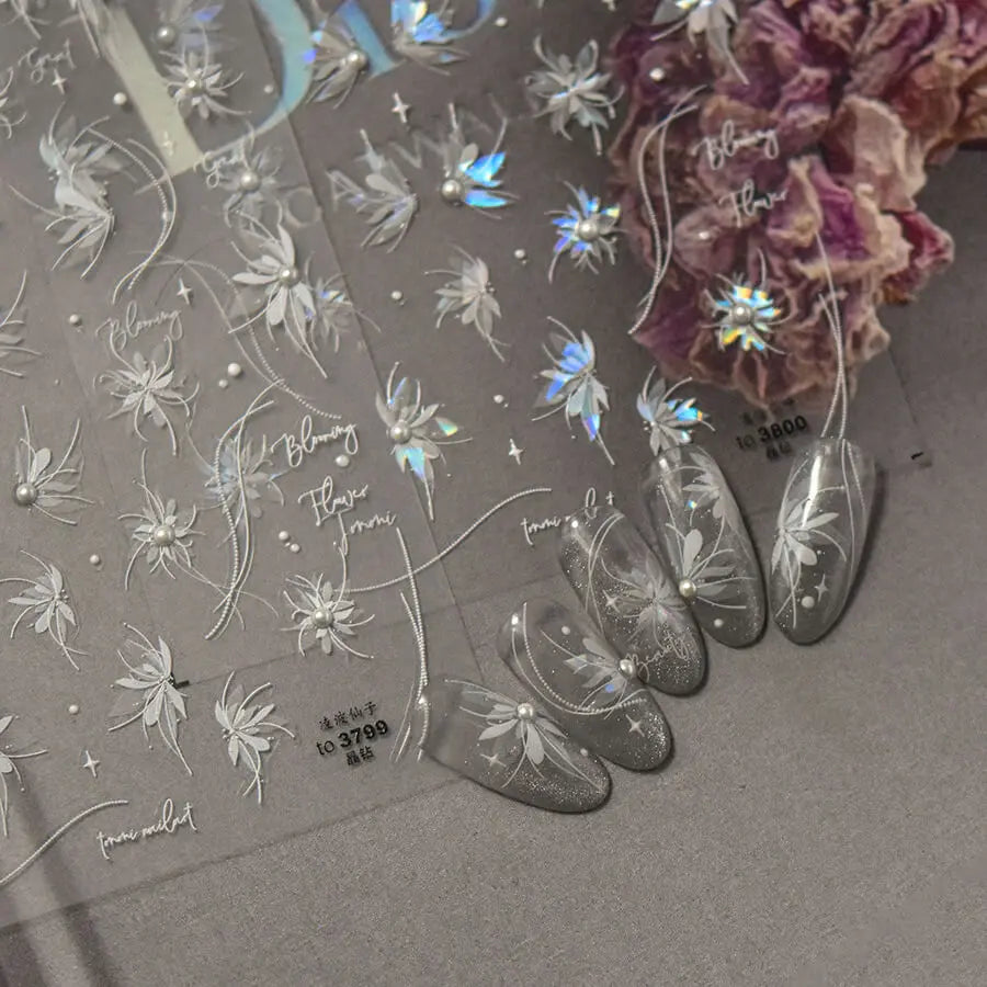 christmas nails Rich Old Money Style Nail Art Decals|Nail Sticker| Nail Diy - 5D Self-Adhesive Nail Sticker Quinnas