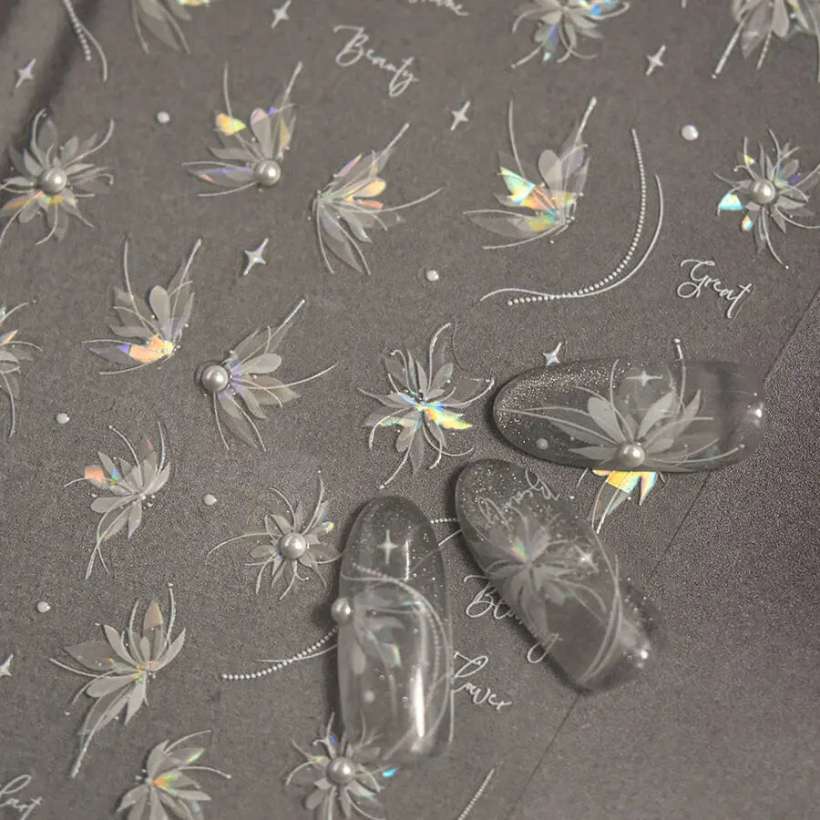 christmas nails Rich Old Money Style Nail Art Decals|Nail Sticker| Nail Diy - 5D Self-Adhesive Nail Sticker Quinnas