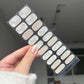 Spring Nails Elegant Nude Nails With Floral Prints Semi Cured Gel Nail Strips - NG200286 Quinnas