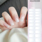 Winter White French Ombré Nails Semi Cured Gel Nail Strips - NG200289 Quinnas