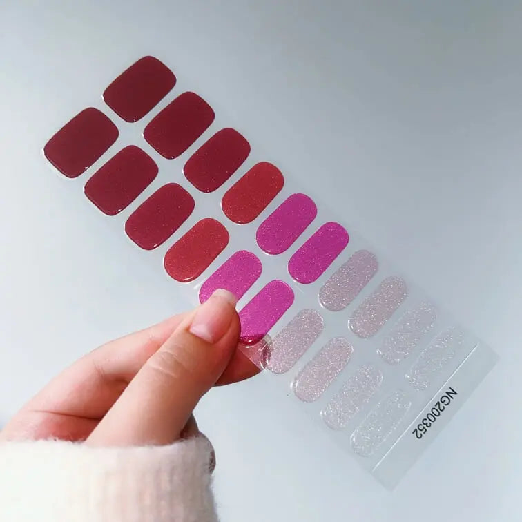 Semi Cured Gel Nail Strips - NG200352 Quinnas