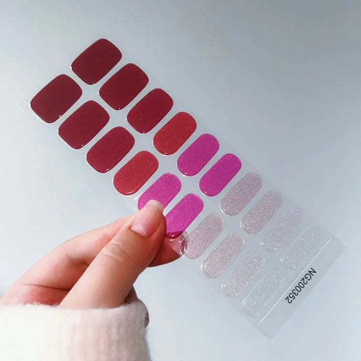 Semi Cured Gel Nail Strips - NG200352 Quinnas