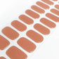 Fall Nail Designs Light Brown Nail Semi Cured Gel Nail Strips 312
