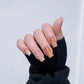 Fall Nail ideas Mismatched Ombre Nails Glitter Ombré Nail Designs Semi Cured Gel Nail Strips - MGHZ987