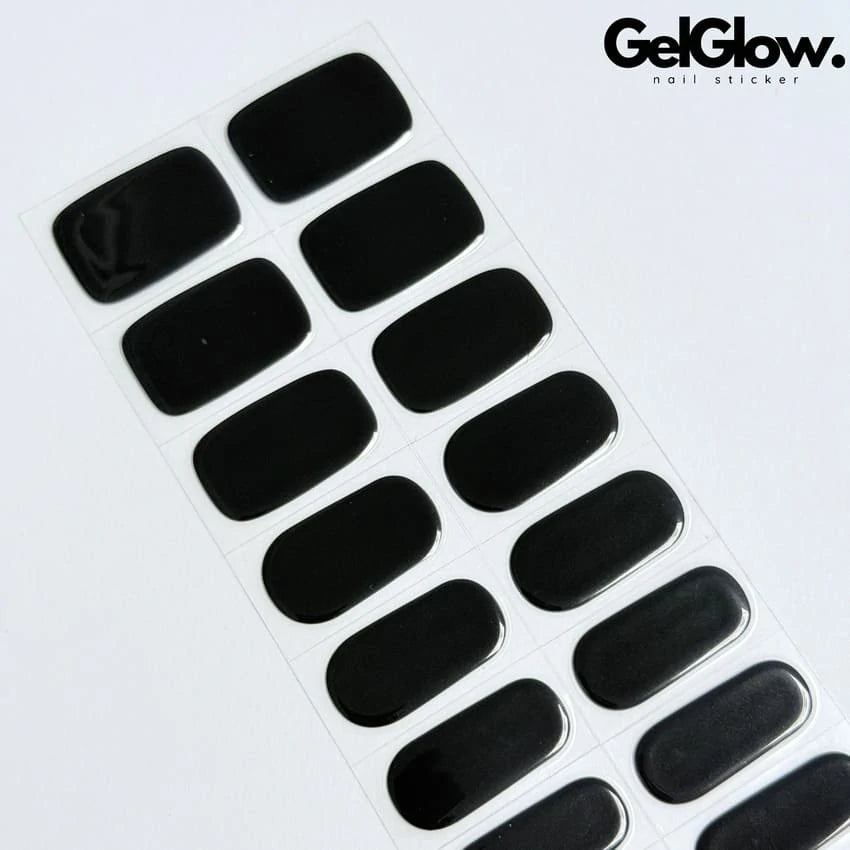 Gorgeous Navy Blue Nails Semi Cured Gel Nail Strips - NG200030