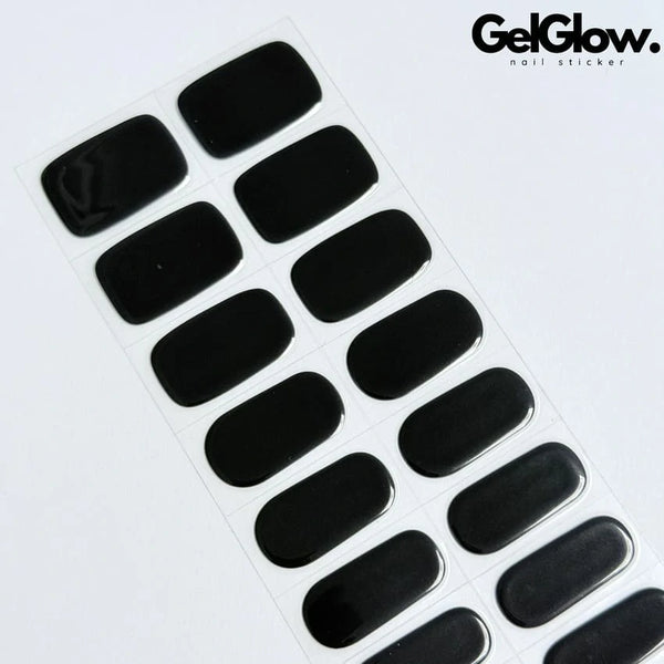 Gorgeous Navy Blue Nails Semi Cured Gel Nail Strips