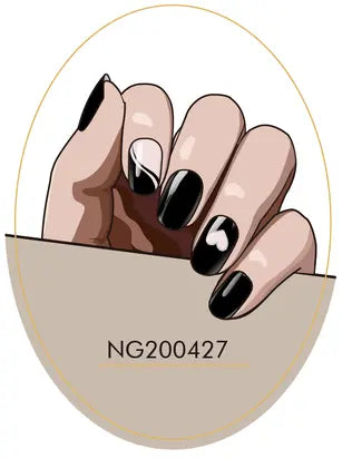 Semi Cured Gel Nail Strips - NG200427 Quinnas