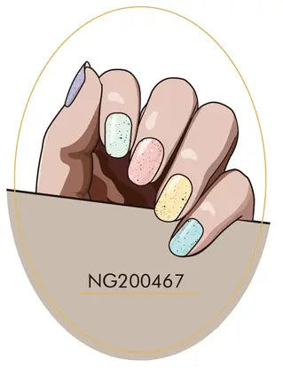 Semi Cured Gel Nail Strips - NG200467 Quinnas