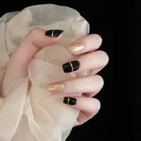 Semi Cured Gel Nail Strips - NG200473 Quinnas