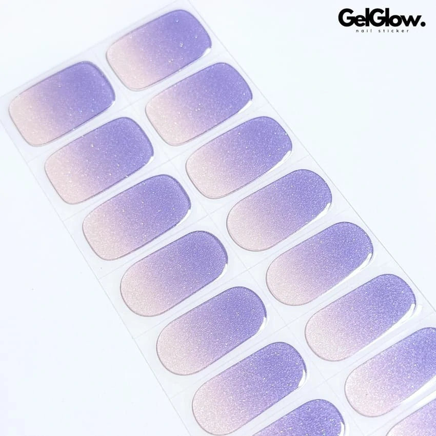 Summer Manicure Trend Hailey Bieber's Glazed Donut Nails Semi Cured Gel Nail Strips - NG200240