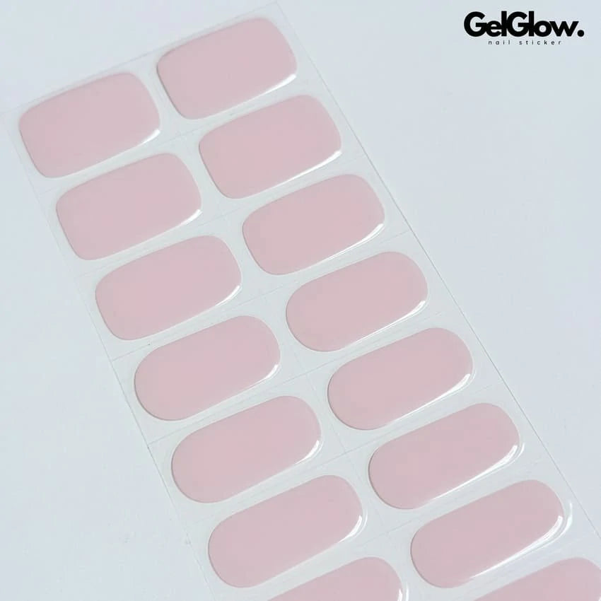 Strawberry Milk Manicure Unique Spring-Summer Nail Trend Semi Cured Gel Nail Strips Semi-Cured Gel Nail Wraps - NG200326