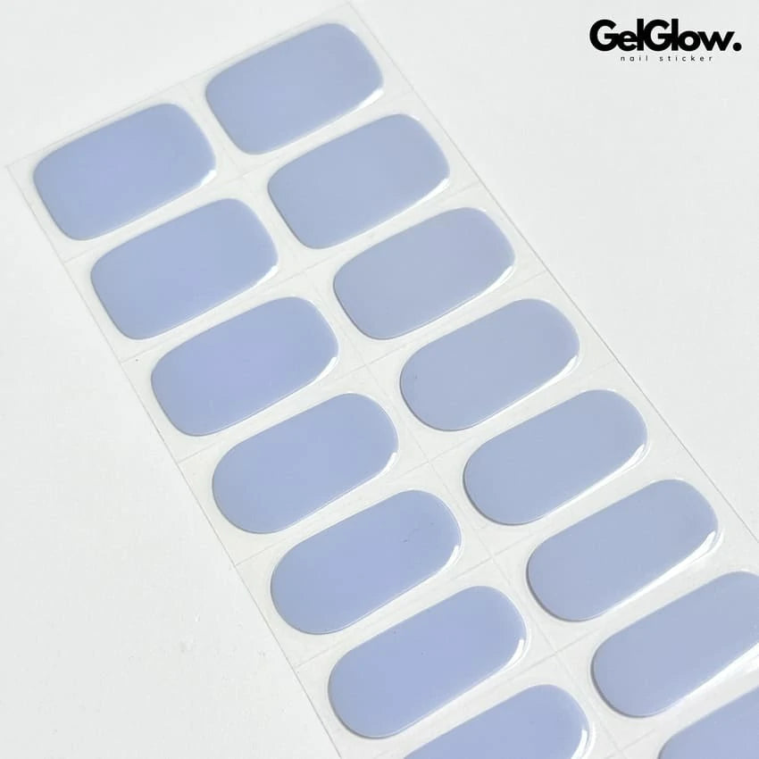 Tiffany Blue Nails Semi Cured Gel Nail Strips