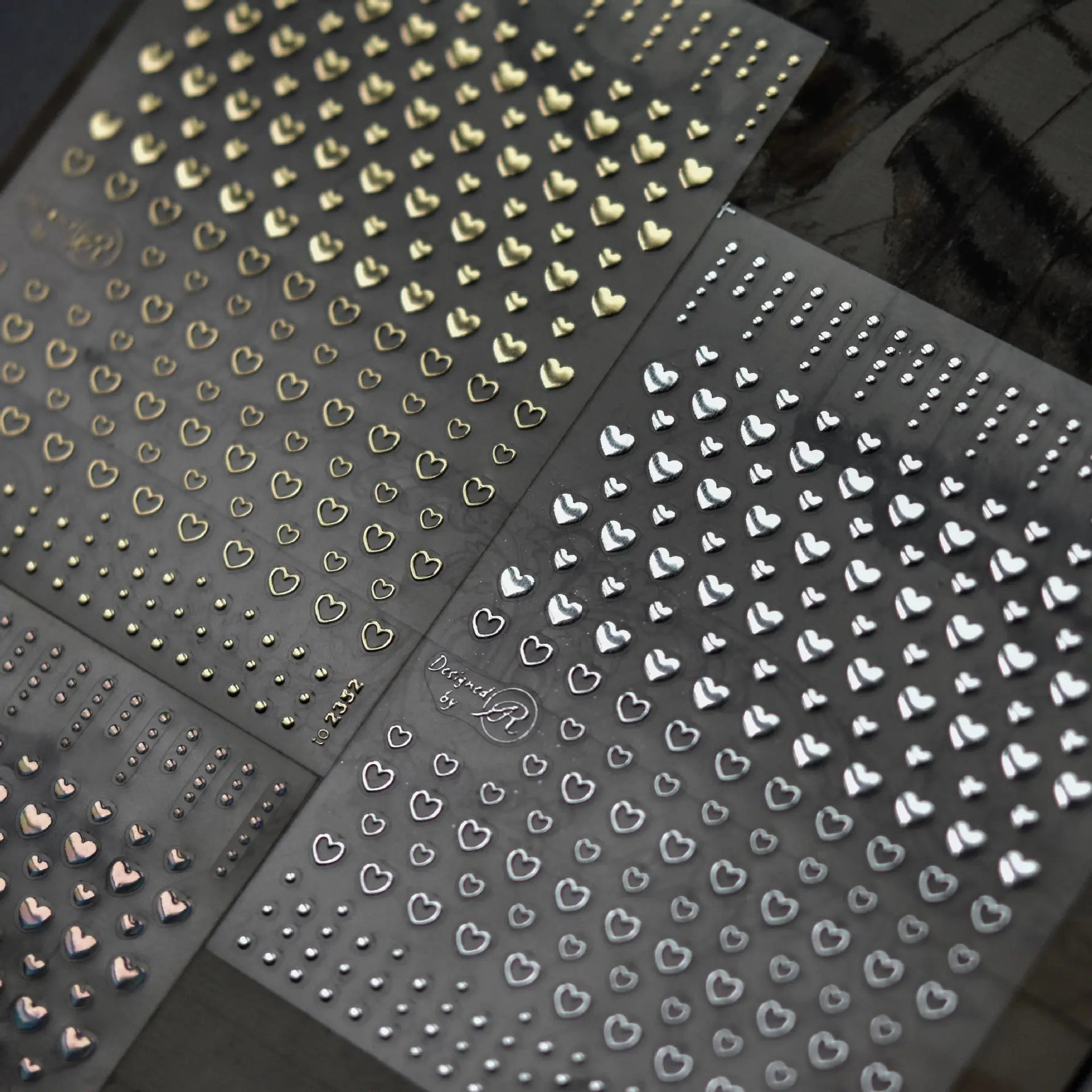 christmas nails Quinnas hot stamping nail stickers, Love Rao collaboration style retro nail stickers, Love Star nail accessories Quinnas