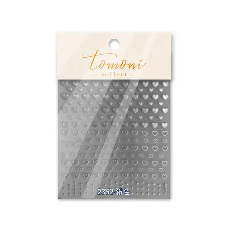 christmas nails Quinnas hot stamping nail stickers, Love Rao collaboration style retro nail stickers, Love Star nail accessories Quinnas