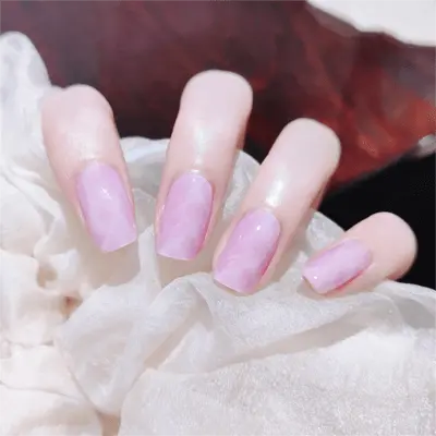 Pink Spring Nail Designs Baby Pink Marble Nails SemiCured Gel Nail Strips