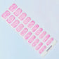 Pink Spring Nail Designs Baby Pink Marble Nails SemiCured Gel Nail Strips - NG200423