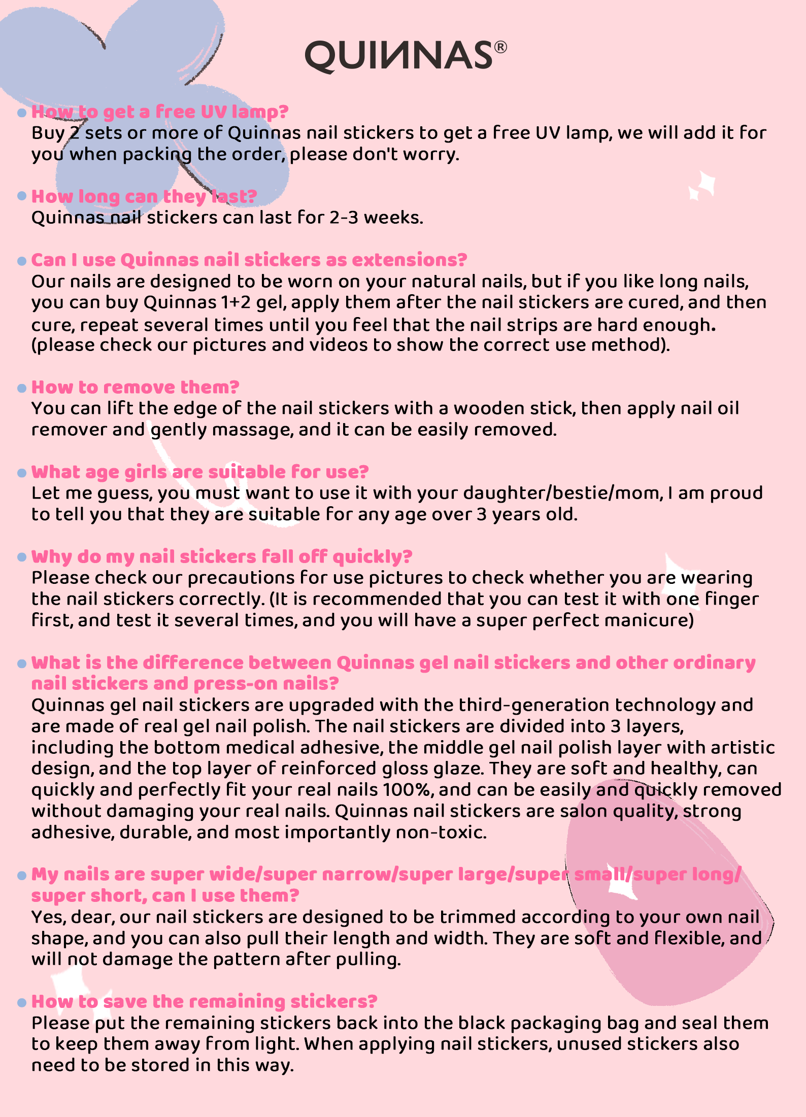 Enchanted Violet Cats Eye Nails Semi Cured Gel Nail Strips - NG200406 Quinnas