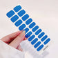 Royal Blue Nail Ideas Blue Cat Eye Nails Semi Cured Gel Nail Strips