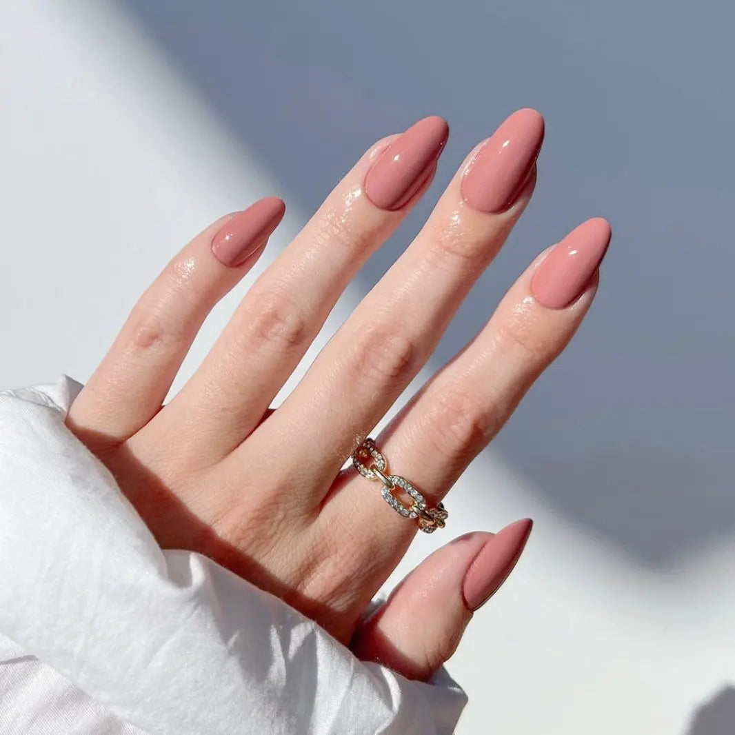 Solid Color Nails Semi Cured Gel Nail Strips