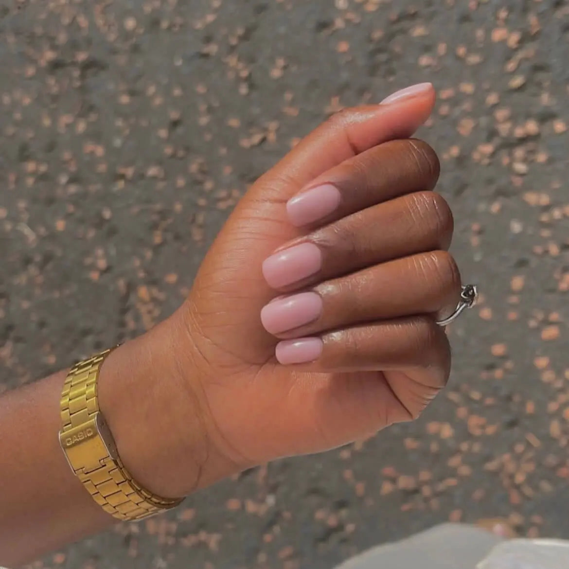 Strawberry Milk Manicure Unique Spring-Summer Nail Trend Semi Cured Gel Nail Strips Semi-Cured Gel Nail Wraps