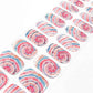 Summer nail inspo ideas Circle Tie Dye Nails Semi Cured Gel Nail Strips