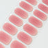 Super Sparkling Glitter Pink Ombre Cat Eye Nail Semi Cured Gel Nail Strips