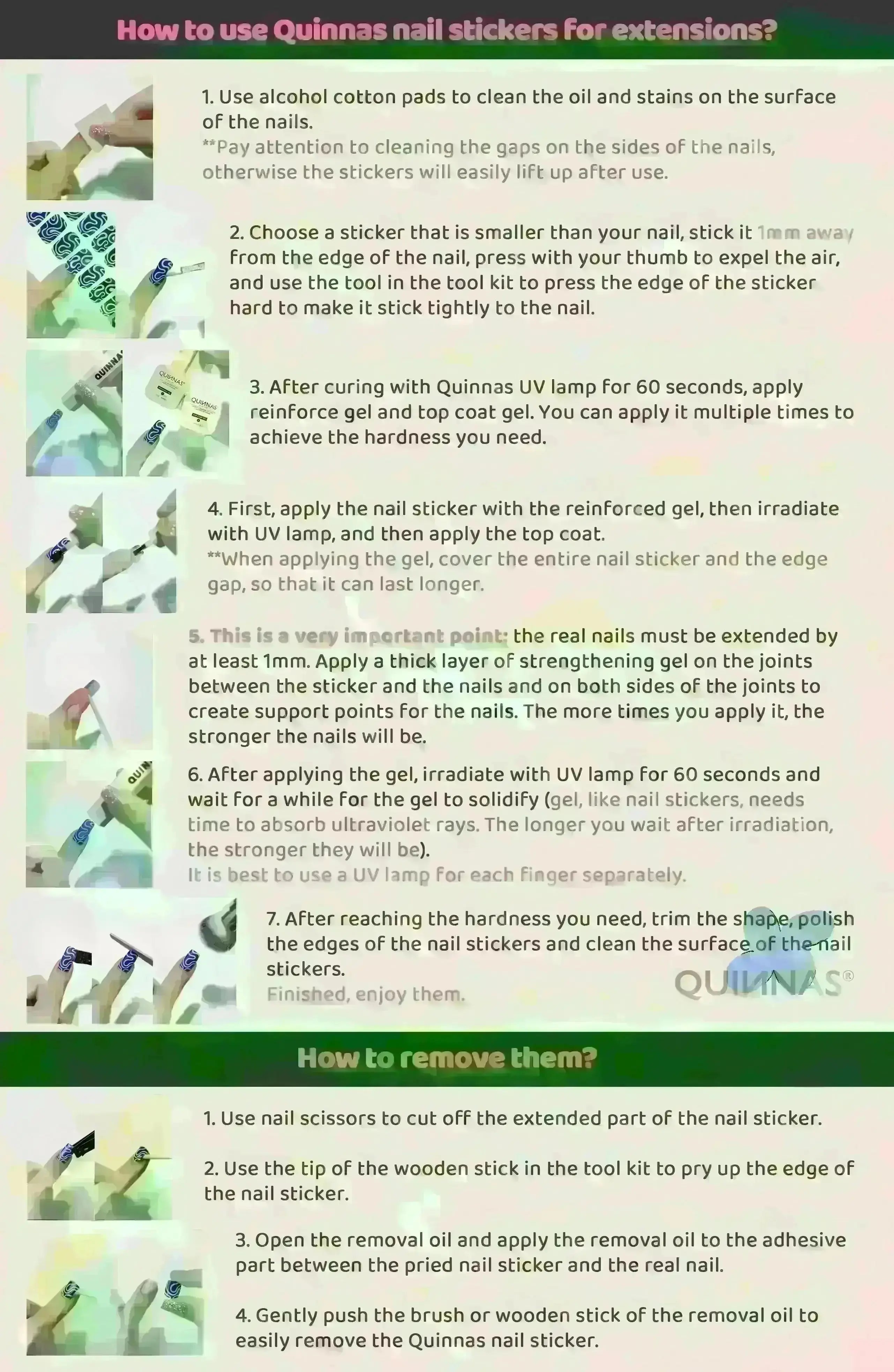 Enchanted Violet Cats Eye Nails Semi Cured Gel Nail Strips - NG200406 Quinnas