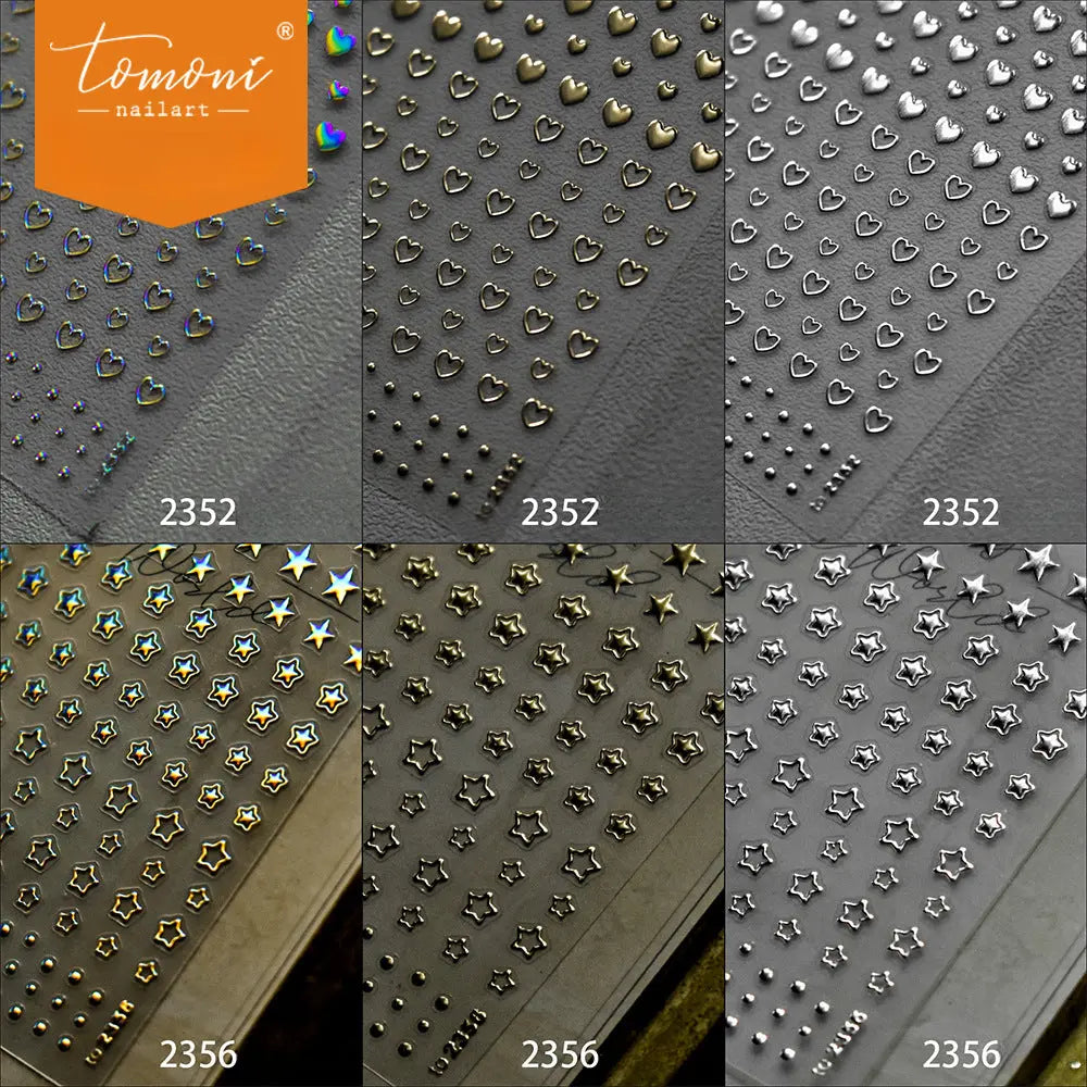 christmas nails Quinnas hot stamping nail stickers, Love Rao collaboration style retro nail stickers, Love Star nail accessories Quinnas