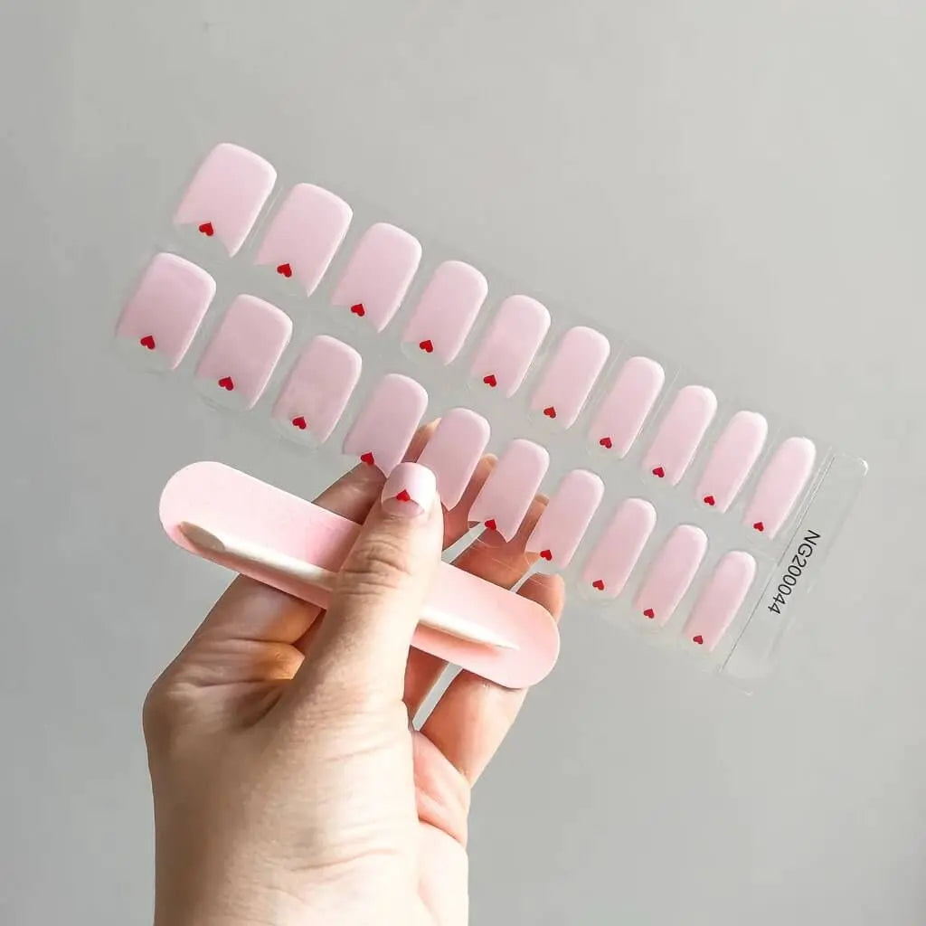 Semi Cured Gel Nail Strips - NG200044 Quinnas