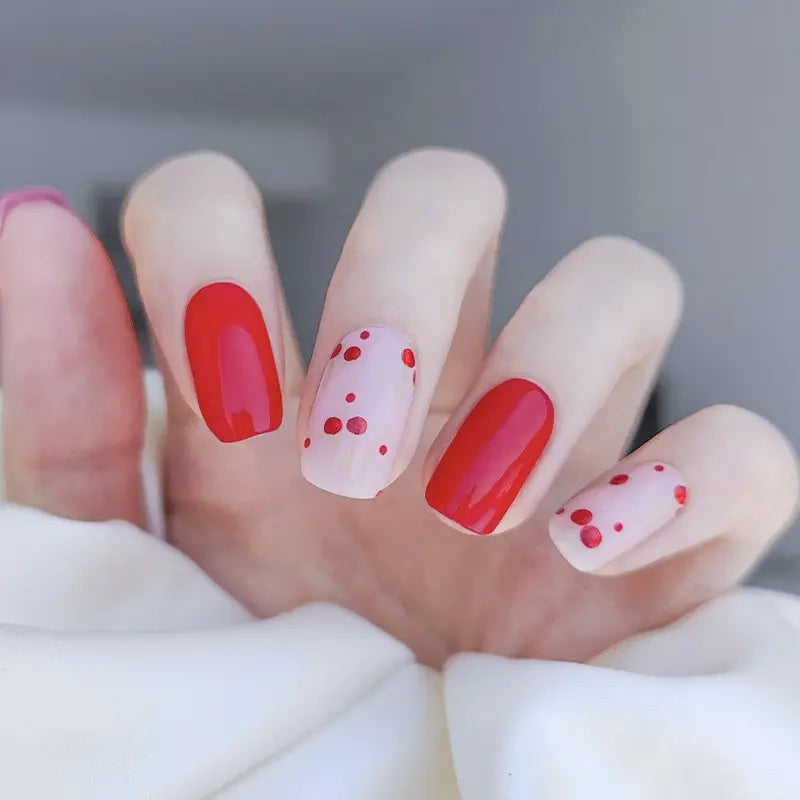 March Nail Colors Nail Ideas For March Red Cherry Nails