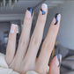 CLASSY MONOTONE ELEGANCE SEMICURED GEL NAIL STICKER - NG200077 Quinnas