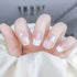 PINK DAISY FRENCH SEMICURED GEL NAIL STICKER - NG200211 Quinnas