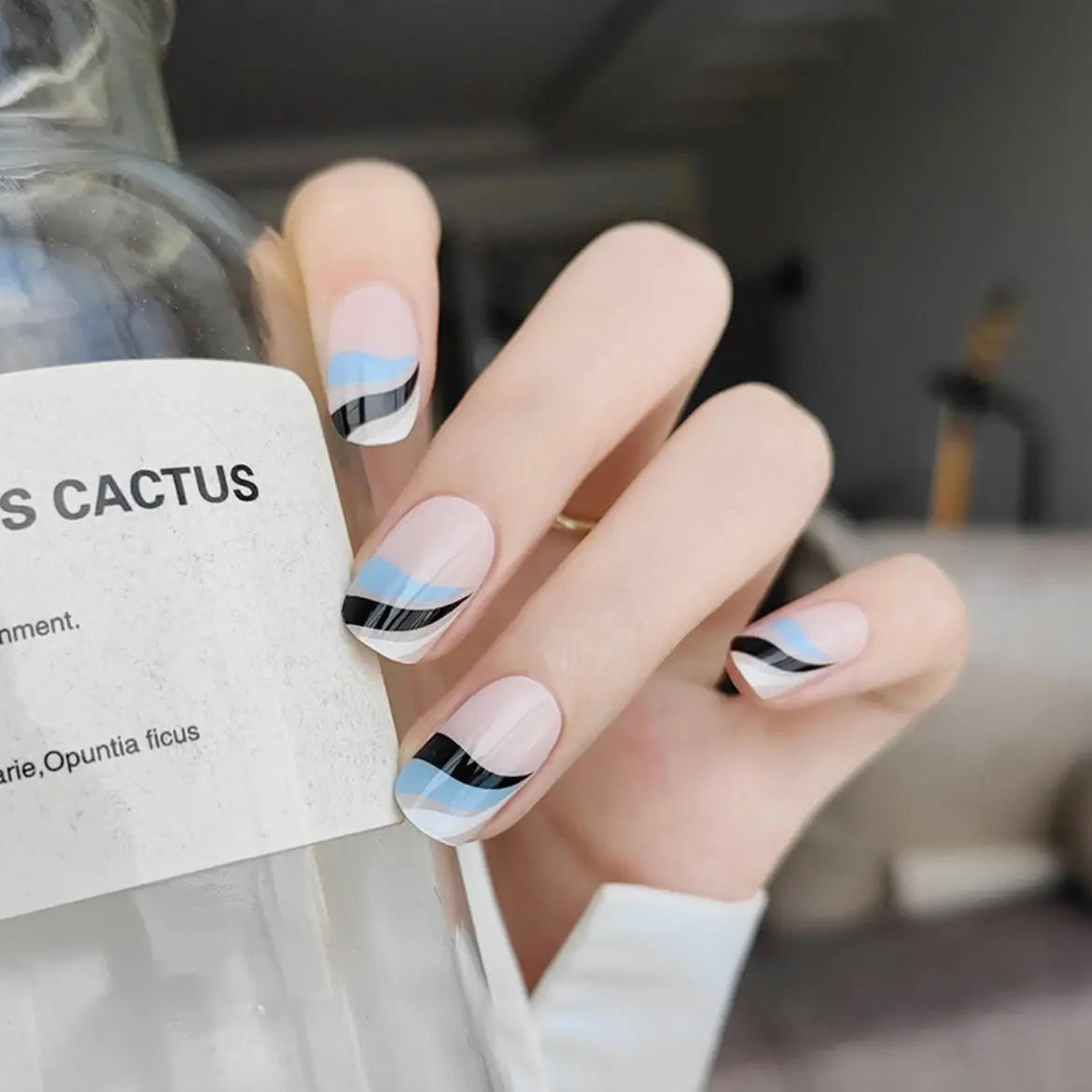 three color nail designs