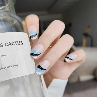 Semi Cured Gel Nail Strips - NG200081 Quinnas