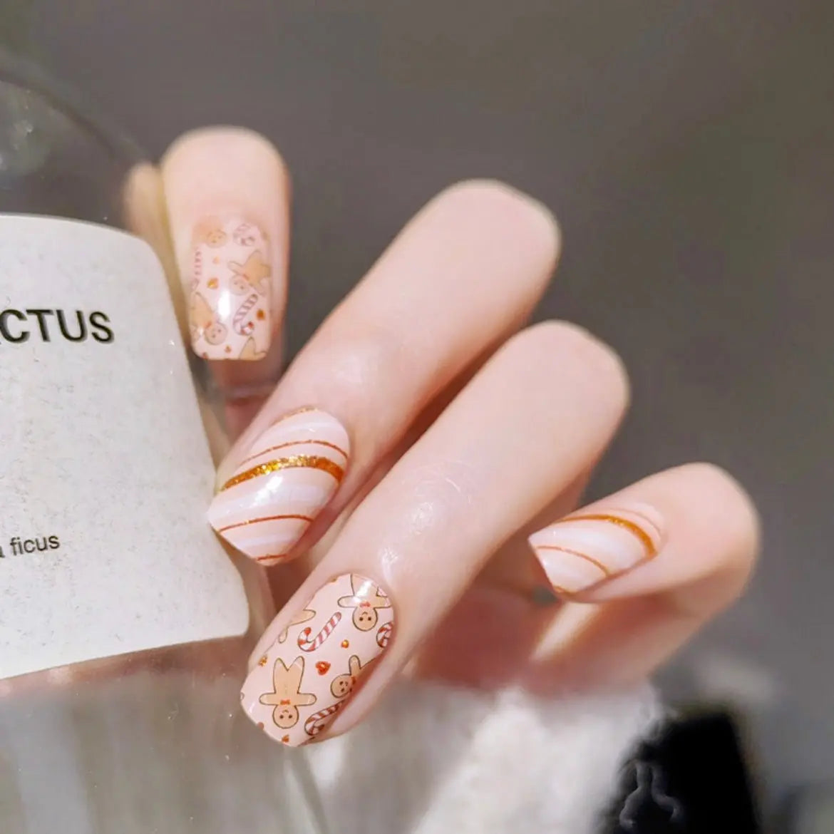 Semi Cured Gel Nail Strips - NG200107 Quinnas