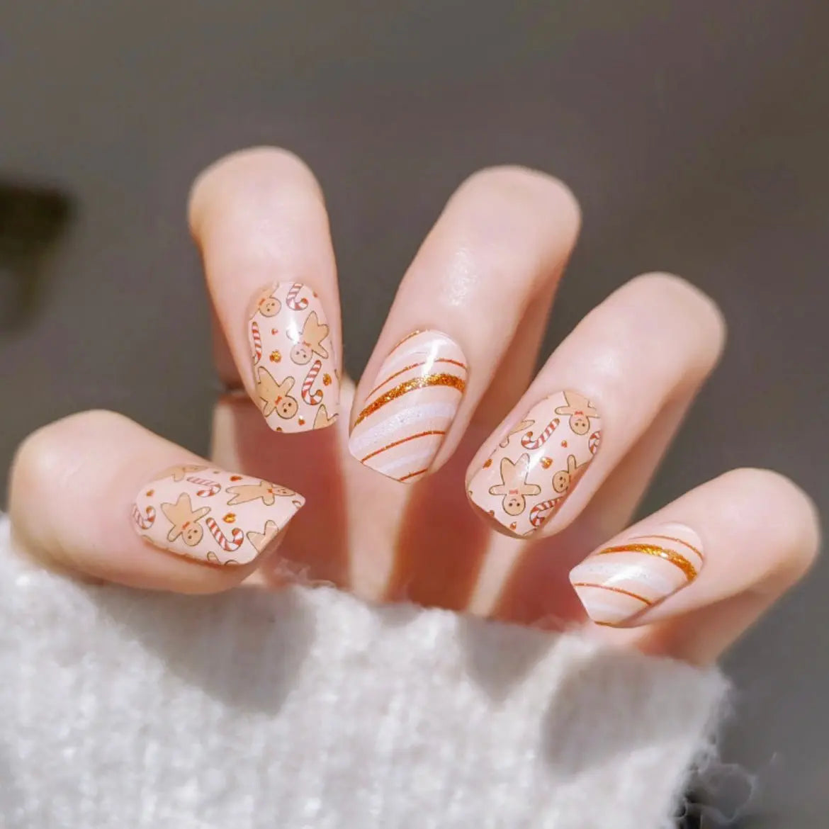 Semi Cured Gel Nail Strips - NG200107 Quinnas