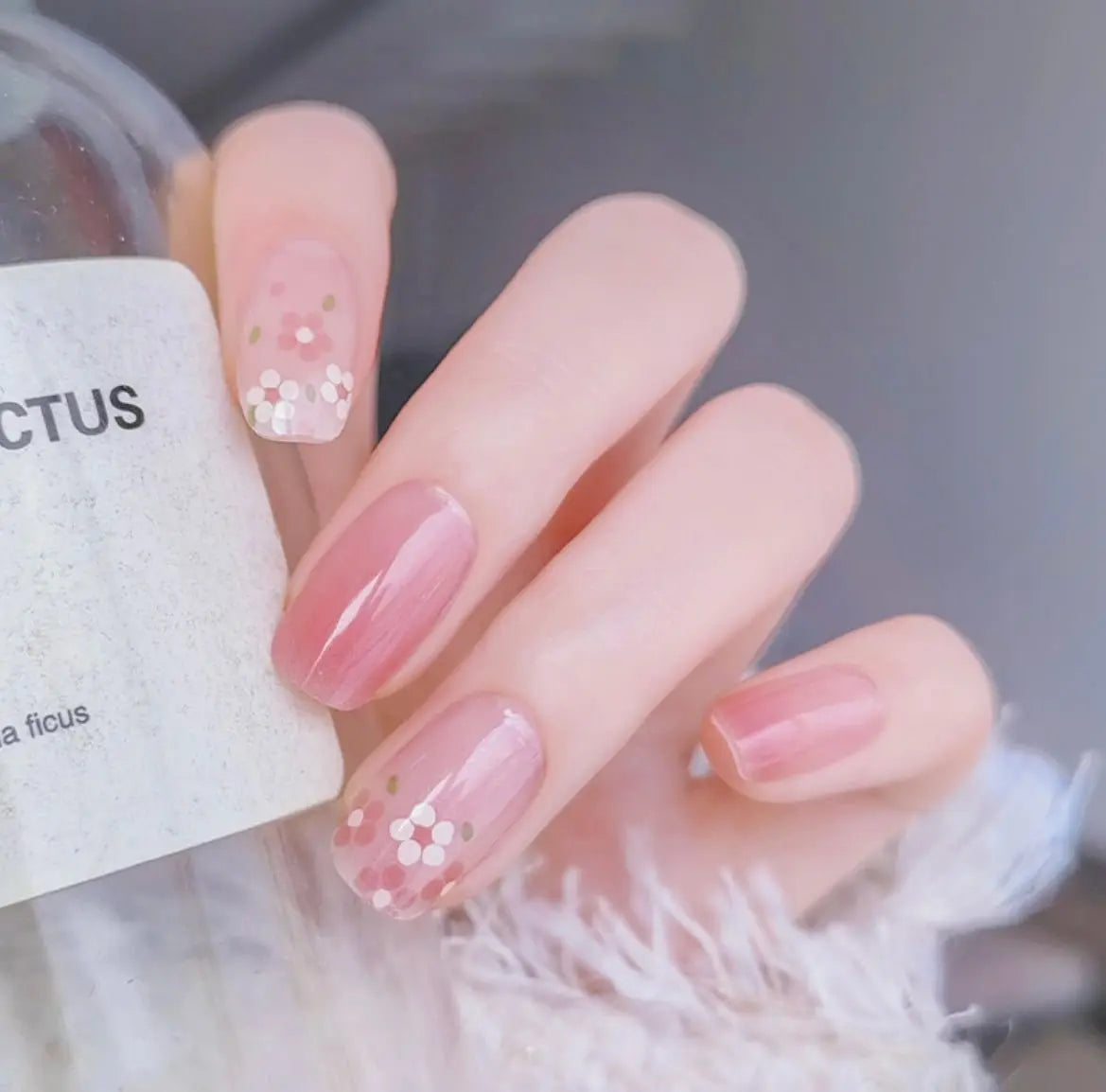 Semi Cured Gel Nail Strips - NG200178 Quinnas