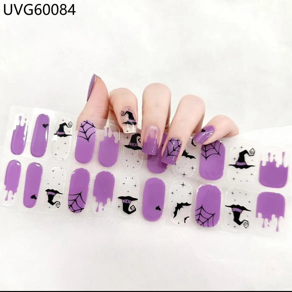 Semi Cured Gel Nail Strips` Quinnas