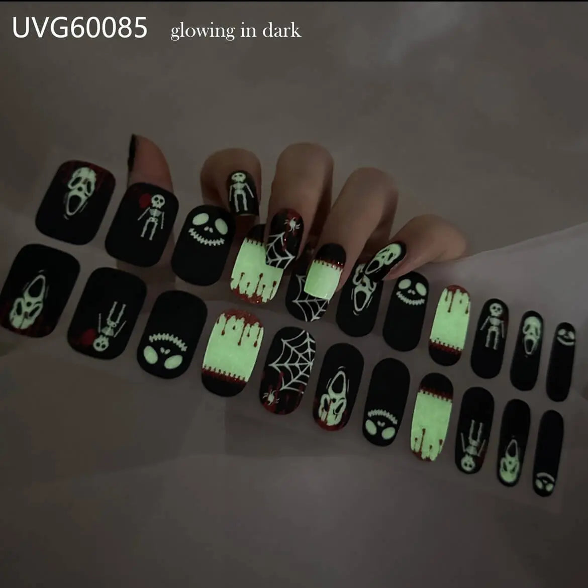 Semi Cured Gel Nail Strips` Quinnas