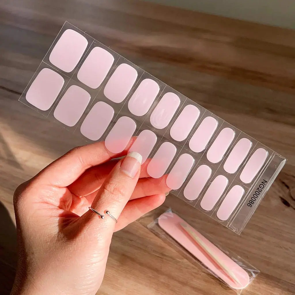 Semi Cured Gel Nail Strips - NG200086 Quinnas