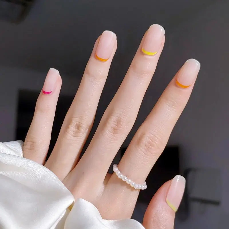 Semi Cured Gel Nail Strips - NG200146 Quinnas