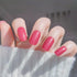 Nail Color For March 2025 Pretty Pink Manicure Semi Cured Gel Nail Strips - NG200196 Quinnas