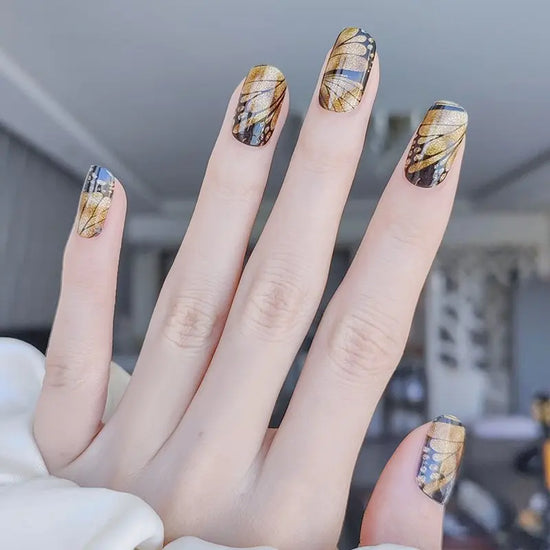 Semi Cured Gel Nail Strips - NG200207 Quinnas