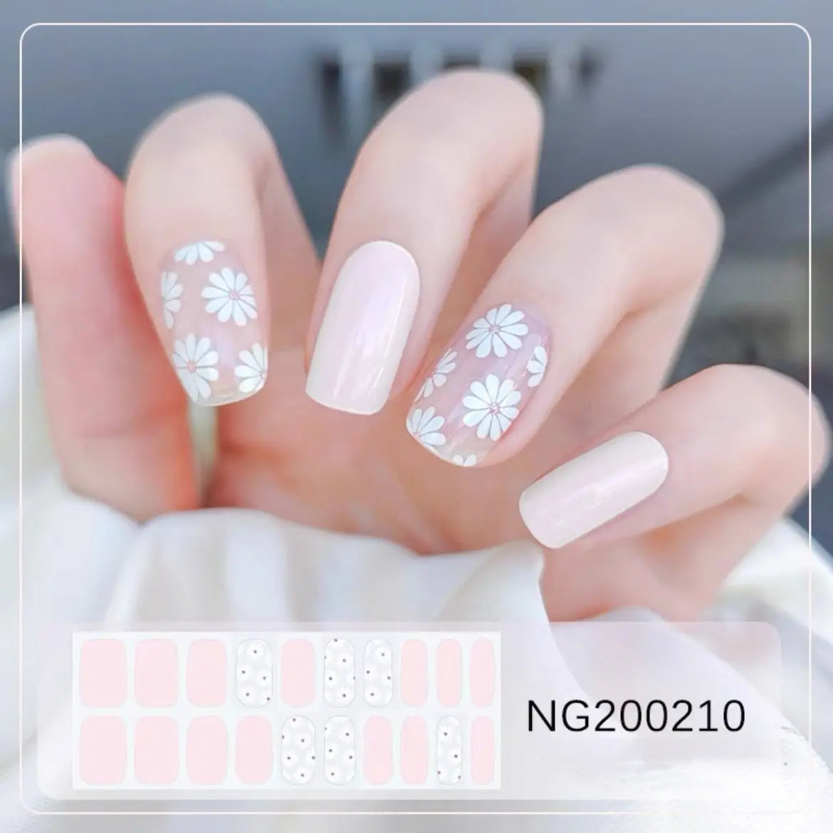 Semi Cured Gel Nail Strips - NG200210 Quinnas