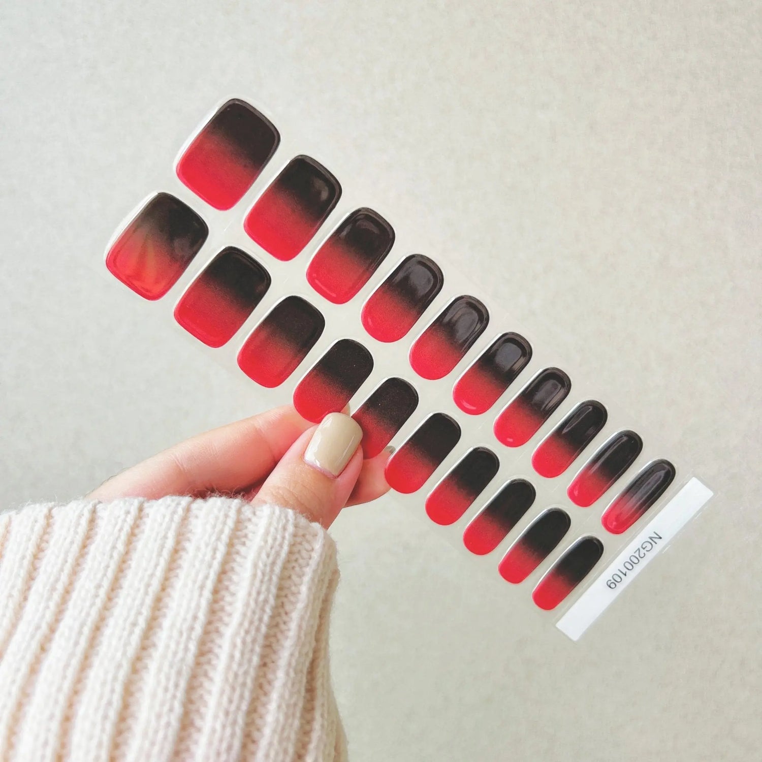 Semi Cured Gel Nail Strips - NG200109 Quinnas